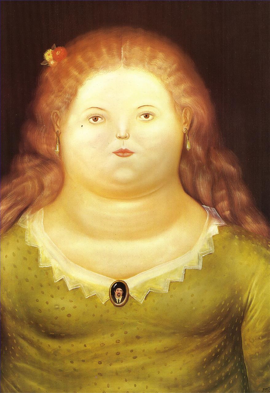 Delphine Fernando Botero Oil Paintings